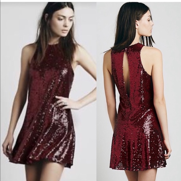 Free People Dresses & Skirts - Free People Liquid Shine Sparkling Dress Large